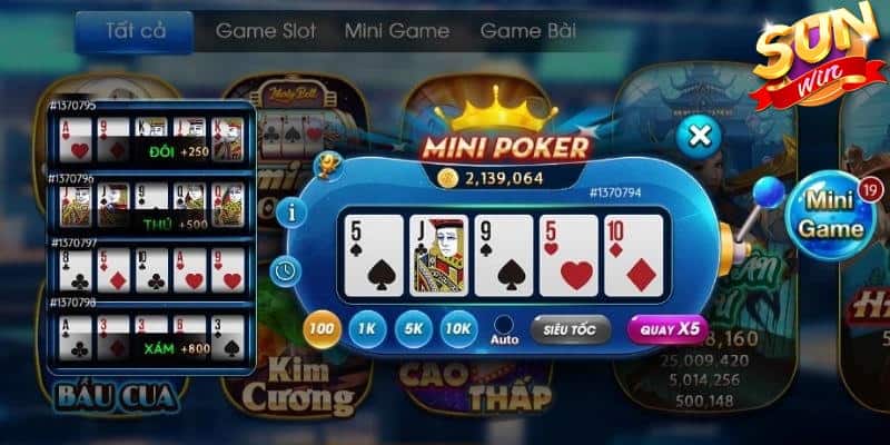 Tổng quan về Poker Sunwin