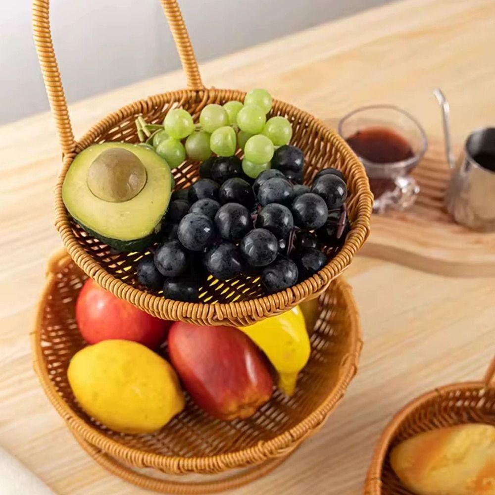 Khay mây tre đựng trái cây đẹp mang lại nét mộc mạc, tinh tế cho căn bếp hiện đại.