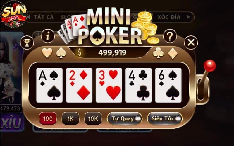 Thứ tự tổ hợp bài Poker Sunwin từ cao đến thấp