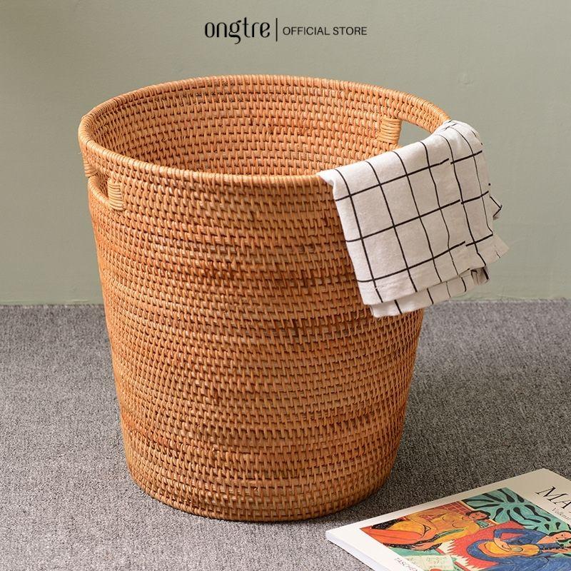 Phân loại giỏ mây đựng đồ dùng và quần áo phổ biến trên thị trường
